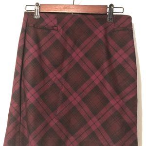 White House Black Market Patterned Skirt